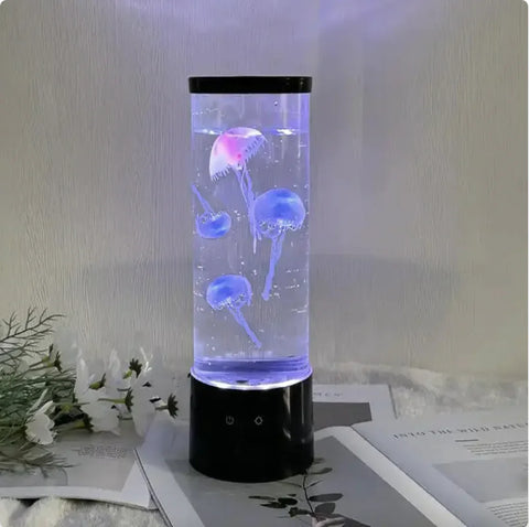 9-Inch LED Colorful Jellyfish Night Lamp Frugal Finds Galore