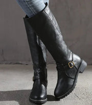 Men's Casual Fashion Mid-Tube Flat-Bottomed Wedge Boots Frugal Finds Galore