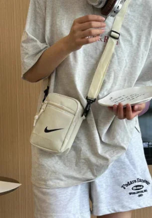 Mini Printed Shoulder Bag - Versatile Black Sports Bag Frugal Finds Galore