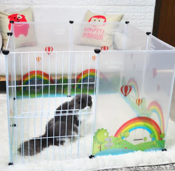 Transparent Pet Fence and Enclosure Frugal Finds Galore