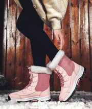 Women's Waterproof High-Top Thick Bottom Winter Boots Frugal Finds Galore