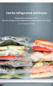 Vacuum Food Storage Bag Set with Electric Pump Frugal Finds Galore