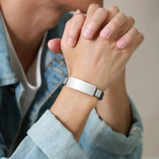 Customizable Stainless Steel BEST DAD Bracelets Frugal Finds Galore