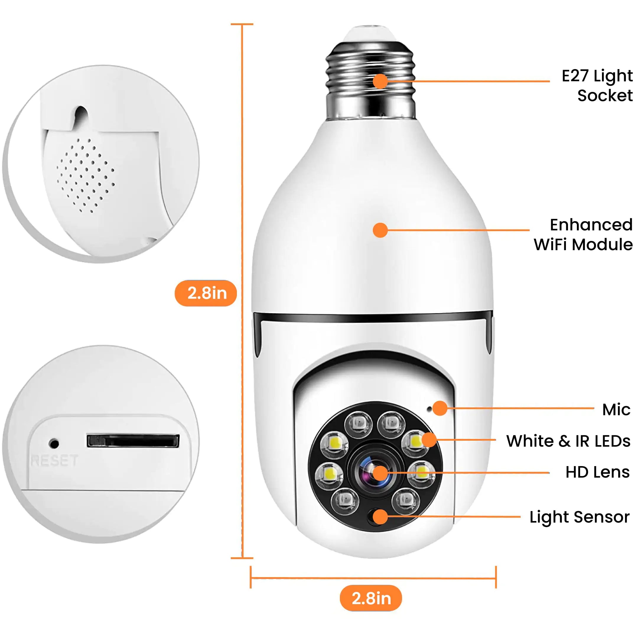 Light Bulb Spy Camera