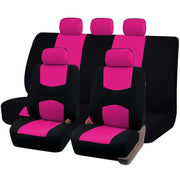 Polyester Car Seat Covers Cushion Set - 4 or 9 Piece Frugal Finds Galore