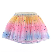 Children's Tulle Rainbow Skirt with Star Design Frugal Finds Galore