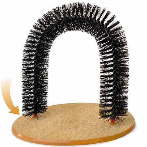 Cat Toy Arch: Self-Grooming and Scratching Pad Frugal Finds Galore