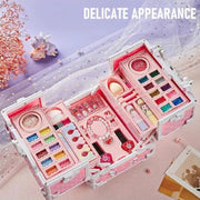Children's Cosmetics Makeup Set Portable Box Simulation Nail Polish Play House Girl's Birthday Gift Frugal Finds Galore