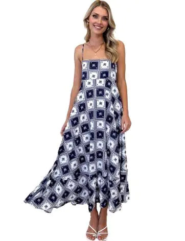 Serena Dress / Fresh Floral Spaghetti Strap Dress (One Piece) Frugal Finds Galore