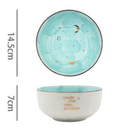 Round Blue Photo Bowl Set Frugal Finds Galore
