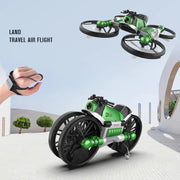 Remote Control Transforming Motorcycle Drone Toy Frugal Finds Galore