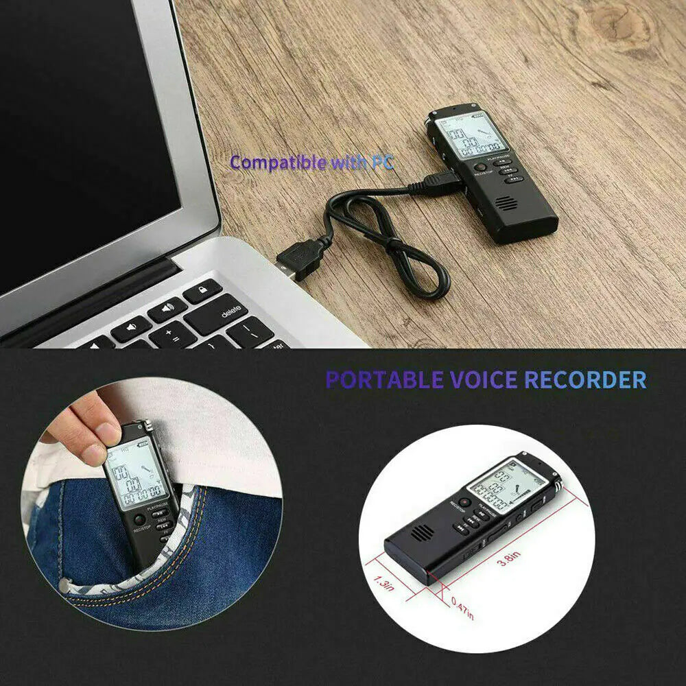 Voice Activated Mini Digital Sound Audio Recorder