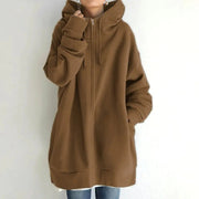 Women's Fuzzy Full-Zip Sport Pullover Hoodie Frugal Finds Galore
