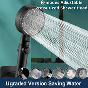 5-Mode Adjustable High-Pressure Eco-Friendly Shower Head Frugal Finds Galore