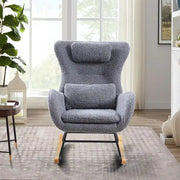 Modern Rocking Chair with High Backrest Frugal Finds Galore
