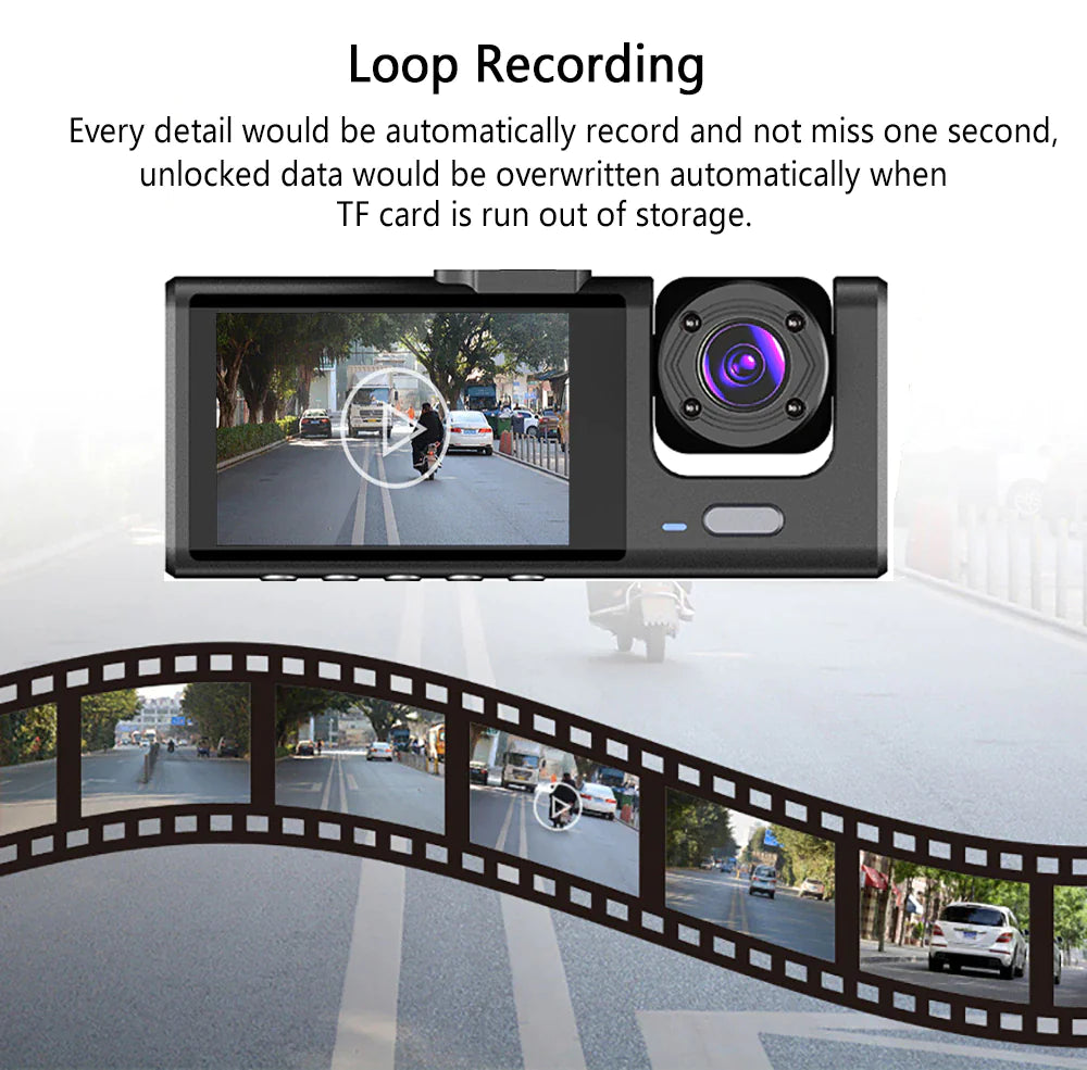 Car Dual Lens Dash Cam