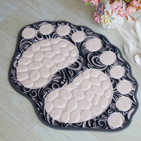 Cobblestone Patterned Non-Slip Bathroom Rug 39x59CM Frugal Finds Galore