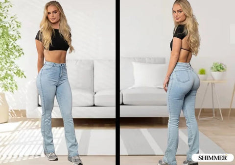 Shimmer Premium Flare Jeans Frugal Finds Galore