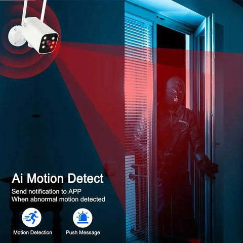 1080p Wifi PTZ Outdoor Security Camera with AI Detection Frugal Finds Galore