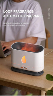 Flame Humidifier with Aromatherapy & Ambient Lighting Frugal Finds Galore