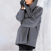 Loose Hooded Woolen Coat Frugal Finds Galore