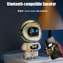 Smart Astronaut Bluetooth Speaker with Alarm Clock Frugal Finds Galore