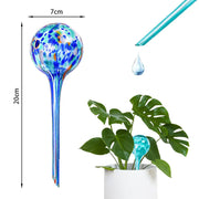 Automatic Colored Glass Plant Watering Globes (Set) Frugal Finds Galore