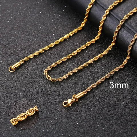 Unisex Cuban Chain Necklace Frugal Finds Galore
