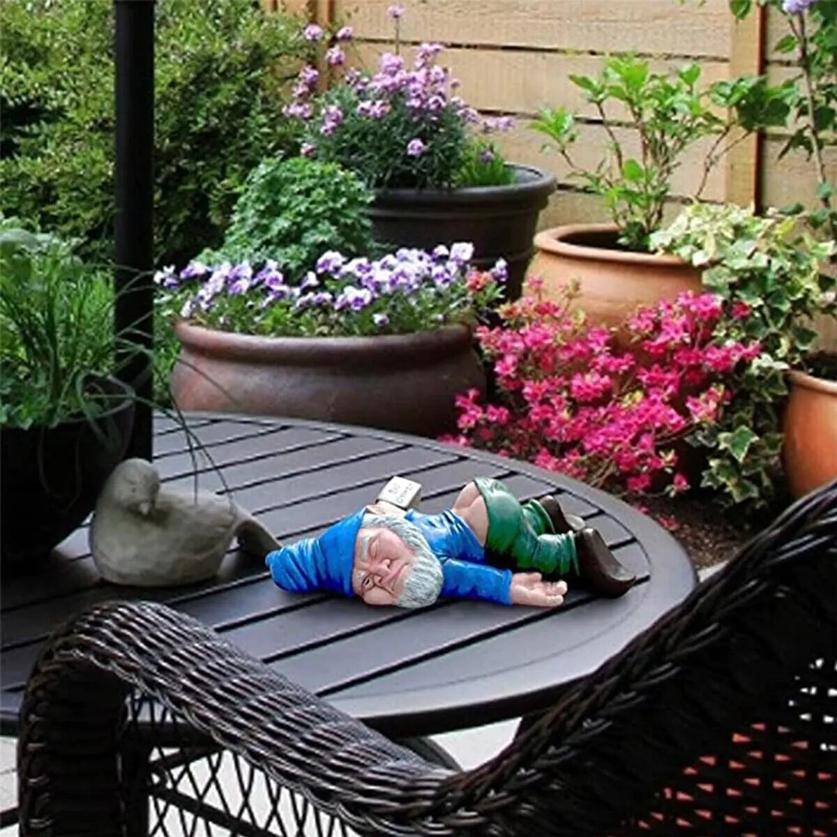 Drunk Dwarf Garden Gnome Decoration