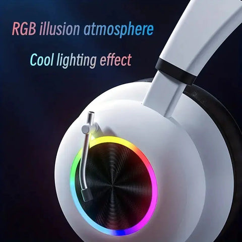 Kids Wireless Earphones with RGB Lighting & Microphone Frugal Finds Galore