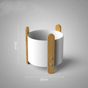 Nordic Iron Planter with Creative Minimalist Design Frugal Finds Galore