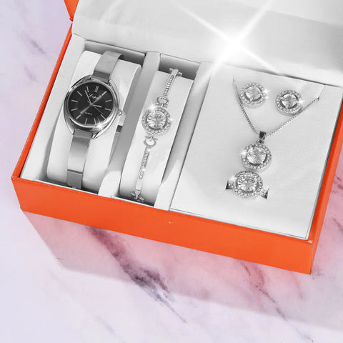 Fashionable Korean Alloy Women's Watch with Diamonds Frugal Finds Galore