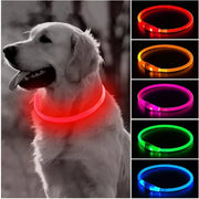 Safety Flashing Glow Dog Collar Frugal Finds Galore