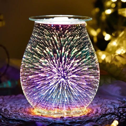 Aromatherapy Lamp with Fireworks Candle Burner Frugal Finds Galore