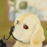 Outdoor Solar Puppy Light Ornament Sculpture Frugal Finds Galore