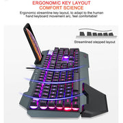 Ergonomic Mechanical Keyboard with RGB Backlight Frugal Finds Galore