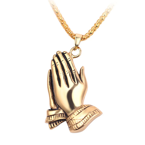 Hip Hop Alloy Victory Gesture Pendant Necklace Frugal Finds Galore