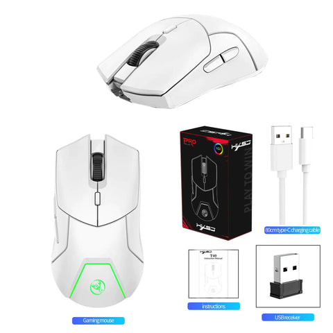 2.4G Wireless Mute Game Mouse with 4000DPI Frugal Finds Galore
