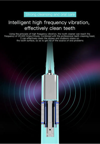 LED Rechargeable Tooth Cleaner with 3 Modes & 2 Heads Frugal Finds Galore