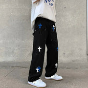 Streetwear Embroidery Baggy Jeans Frugal Finds Galore