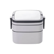Double-Layer Lunch Box for Office Workers, Microwave Safe Frugal Finds Galore