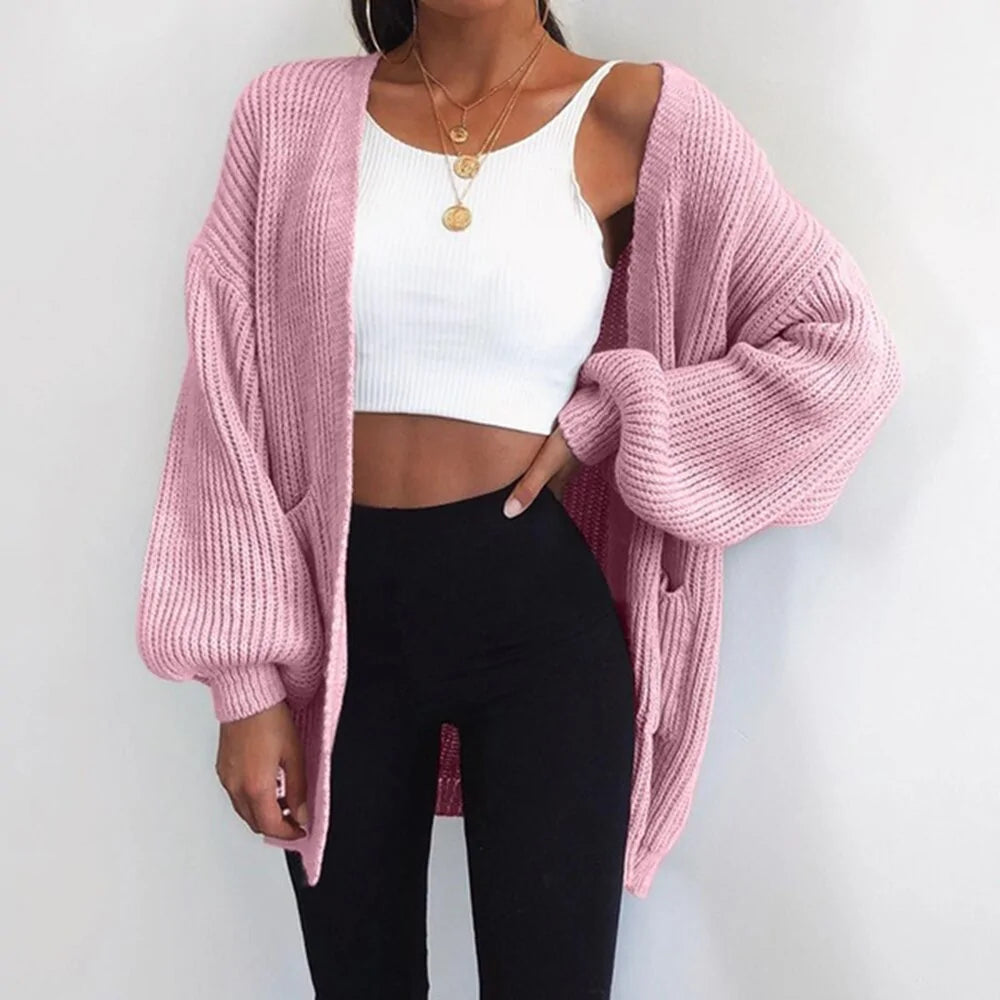 Loose Knitted Sweater Cardigan