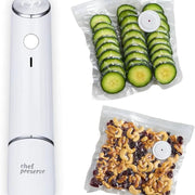 Vacuum Food Storage Bag Set with Electric Pump Frugal Finds Galore