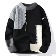 Colorblock Men's Pullover Sweater Frugal Finds Galore