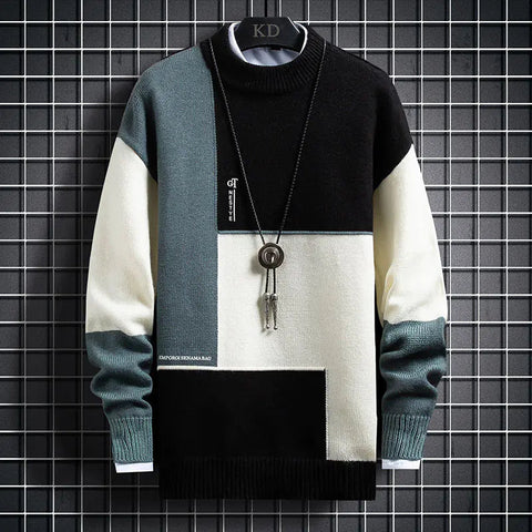 Men's Fashion Loose Knit Sweater Frugal Finds Galore