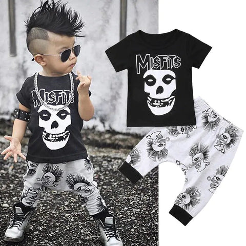 Baby Boy Clothes Black Skull Frugal Finds Galore