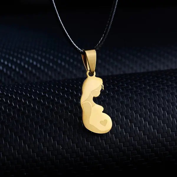 Mama Letter Pendant Necklace