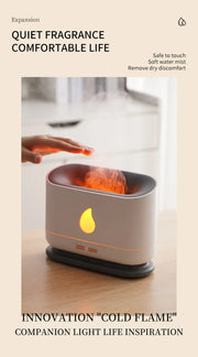 Flame Humidifier with Aromatherapy & Ambient Lighting Frugal Finds Galore