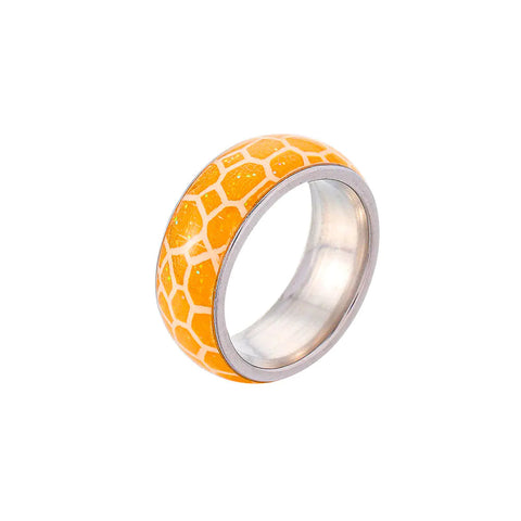 Luminous Stainless Steel Crack Ring Frugal Finds Galore