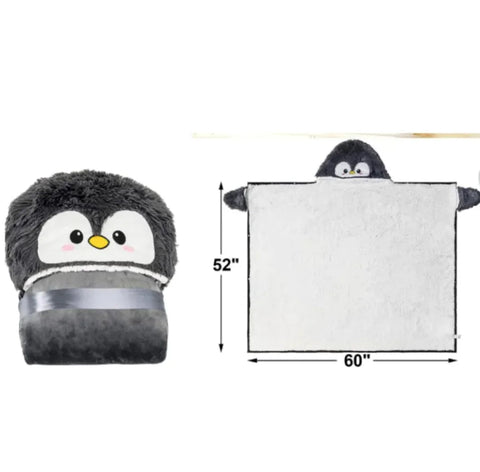 Cozy Critter Hooded Blanket Hoodie Frugal Finds Galore